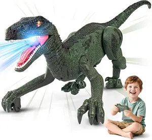 Dinosaur Toys for Kids, 2.4GHz Remote Control Dinosaur with Walking, Realistic Sounds, Demo Mode, Rechargeable Jurassic Toys for 3-5, 5-7, 8-12, Birthdays, Parties, Christmas, Children’s Day indoraptor  figure