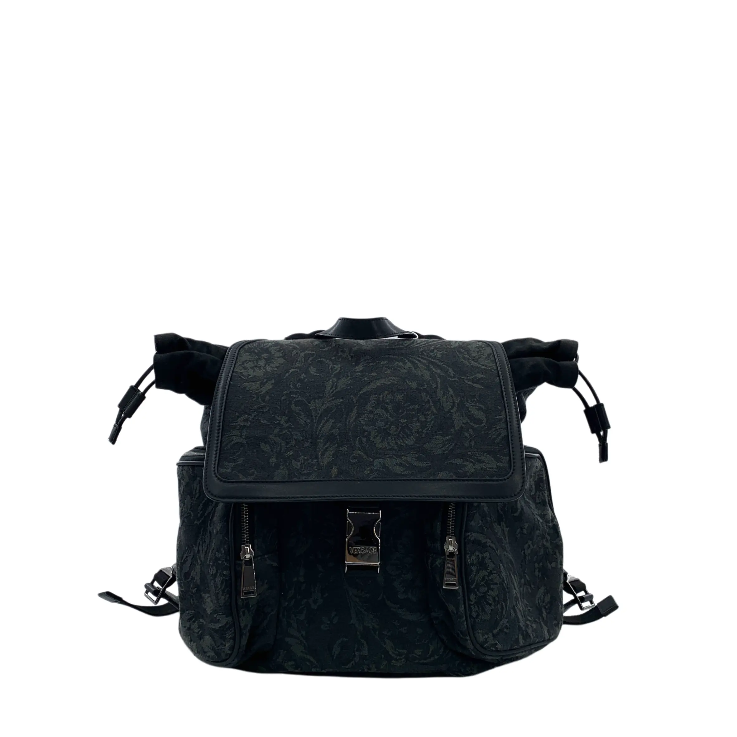 Pre-owned VERSACE Nylon Backpacks CALUXB Medusa Backpack