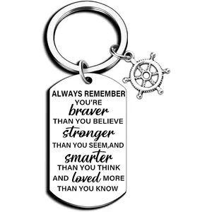 Navy Keychain Gifts for Men Women Navy Veteran Retirement Gifts for Men Graduation Keychain for Him Military Gift Decor Academy Graduation Birthday Christmas Gift