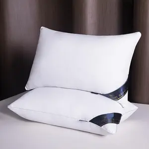 Classic Hilton Hotel Pillow Insert, Soft and Comfortable, Zipper Design for Durability, Medium Feel for Restful Sleep