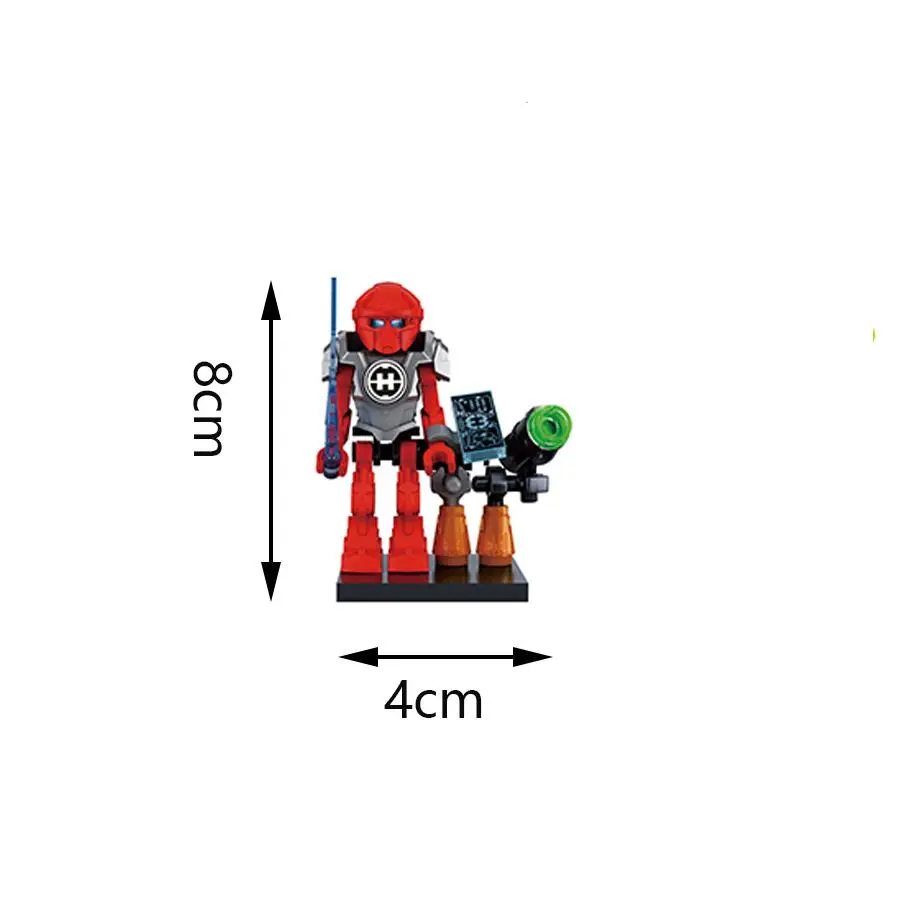 Hero Movie Series Dinosaur Team Building Blocks Yellow Green Soliders Red Warrior Mighty Morphin Action Figures Toys Kids Gifts