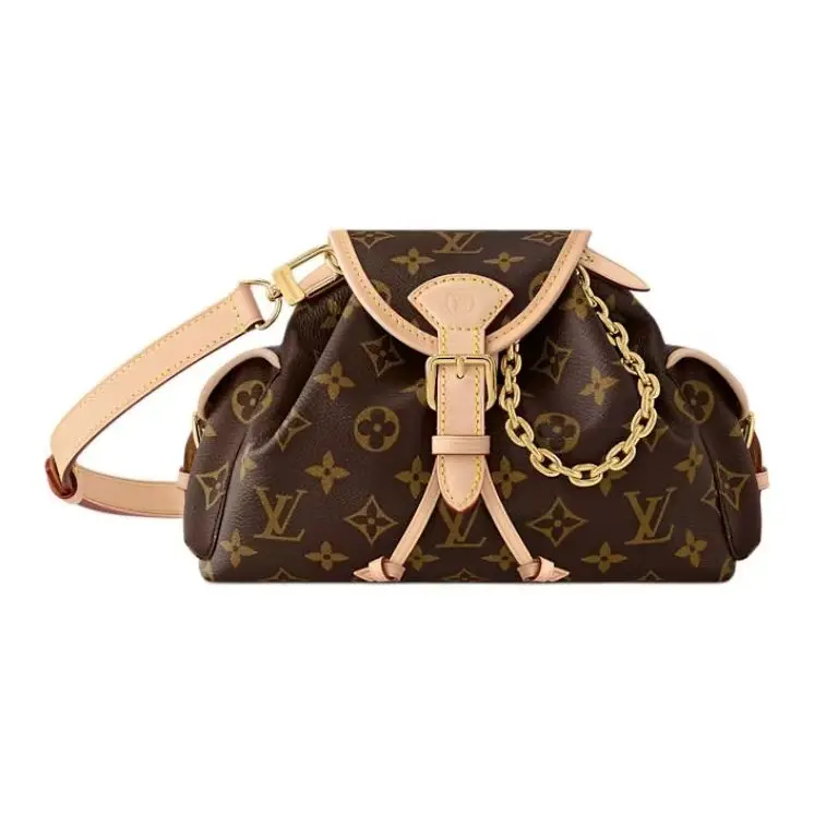 Pre-owned Louis Vuitton Odyssée Monogram Coated Canvas Crossbody & Shoulder Bag for Women, Adjustable & Detachable Strap, Brown