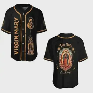 Guadalupe Baseball Jersey – Faith-Inspired Lightweight Sports & Streetwear