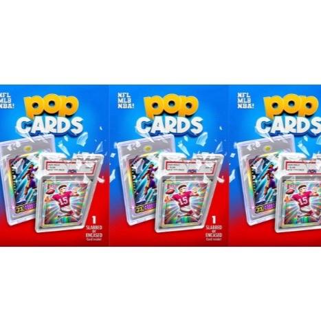 POP Cards Lite Bag (1) Graded Or Encased Card & (1) Hobby Pack Per Bag