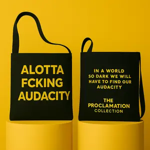 Audacity Crossbody Canvas Tote