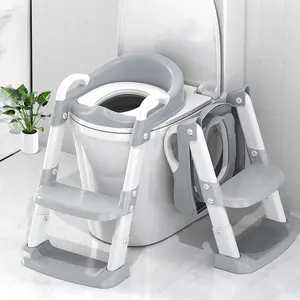 Potty Training Seat with Step Stool Ladder, Toddler Potty Training Toilet for Boys Kids, Potty Trainer Toddler