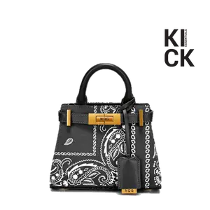 NDG PARIS BAG '200MM BLACK BANDANA'