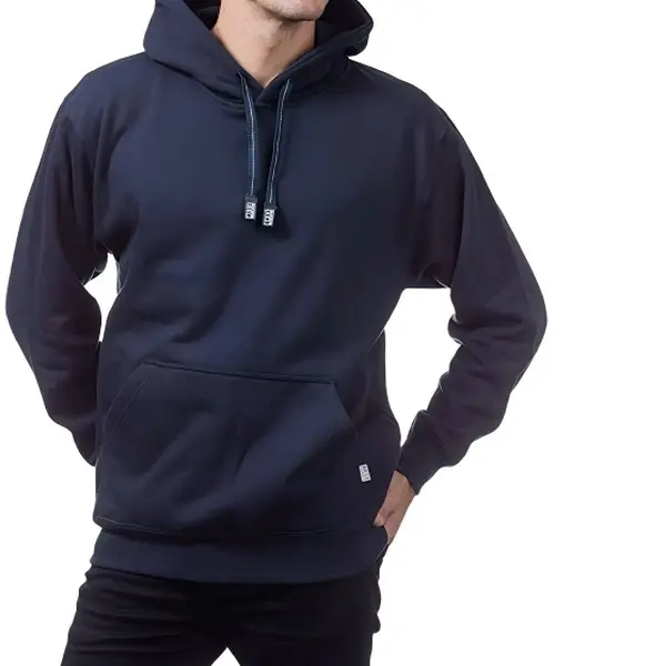 Pro Club Men's Heavyweight Pullover Hoodie - Male Clothing, Soft Cotton-Polyester Blend Fleece Fabric, Relaxed Fit, Athletic Style, Ribbed Stay-Up Cuffs, 1 Pocket, Long Sleeve, Cute Casual Layering for Halloween, New Year