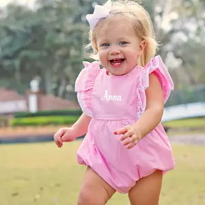 Pink Alice Bubble - Classic Girls Double Ruffle Outfit