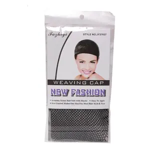 1 Piece Black Mesh Wig Cap Net Opened End Hair Mesh Net Liner Weaving Caps For Women Men Wig Caps Fishnet Wig Cap