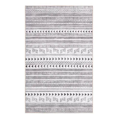 Sweetcrispy Flat Weave Decorative Motif Indoor Area Rug - Rustic Charm, Vintage Vibes, Distressed Look, Non-Shedding, Easy-Care Machine Washable, Ultra-Thin, Versatile, Fits Under Furniture, Protects Your Floors, Ideal for High-Traffic Areas, Bedroom Use