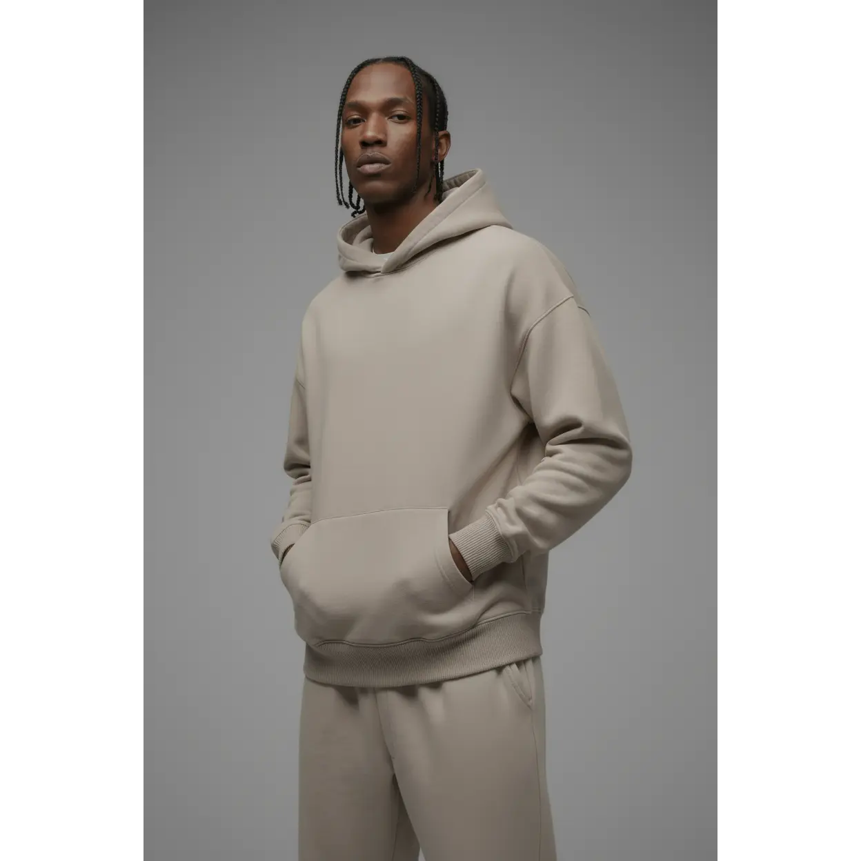 410 Oversized Hoodie - Sand