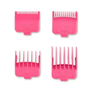 Pink (4 Pack) Haircare Clipper Handle Haircare Heatless