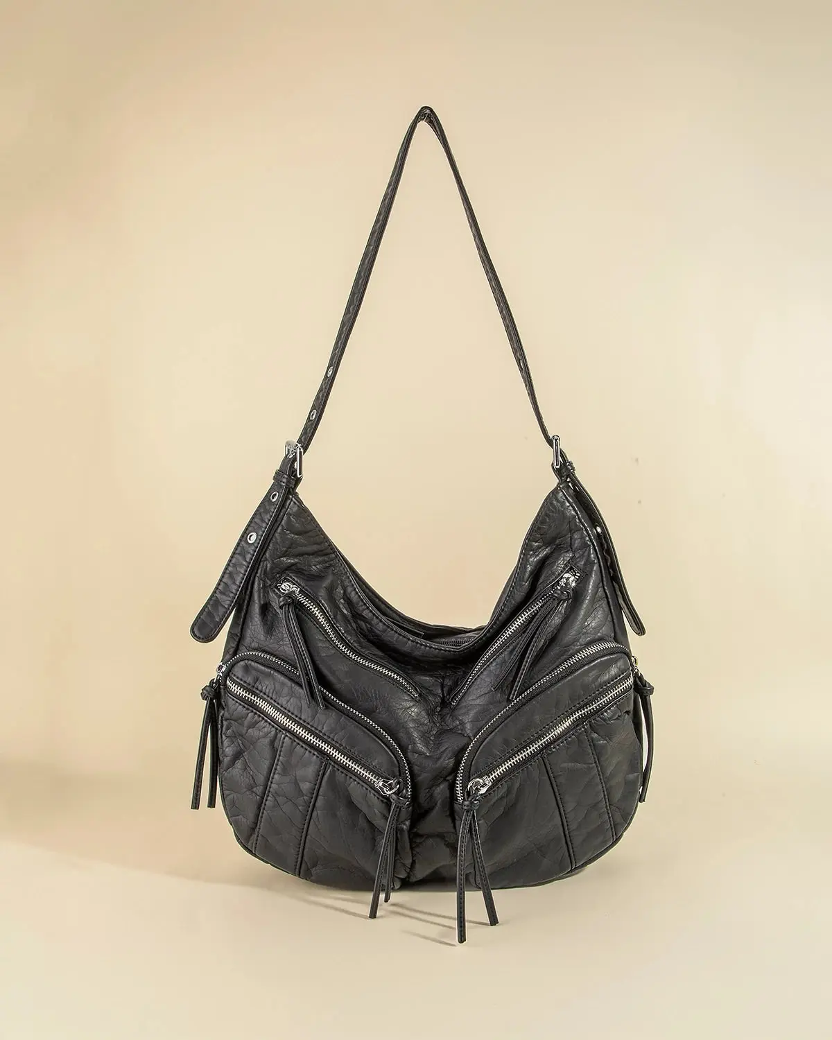 Women's Crossbody & Shoulder Bag, Multi-Zippered Pockets, Easy Access, Adjustable, Roomy, Organized Carry Handbag