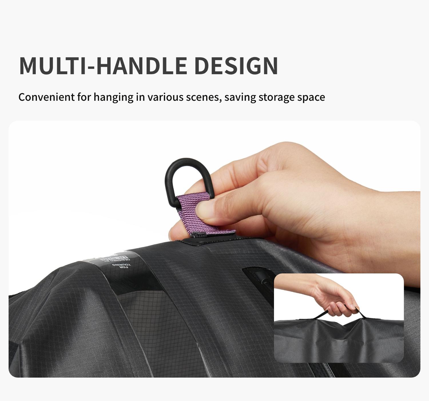 【CHAOFANJI】4-pack/Integrated vacuum bag/Automatic vacuum bag/Comes with rechargeable air pump/Travel compression bag