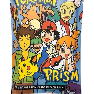 Vintage Pokemon Prism 5 card pack , Collectible Trading Cards,Collectible Cards
