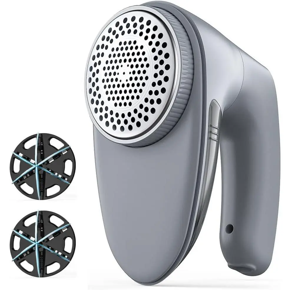 AwwPicks Bymore Fabric Shaver, Lint Shaver, Lint Remover Defuzzer Sweater Shaver for Clothes and Furniture(6-Leaf Blades,65mm Mesh,2 Blades Extra) Halloween, Easter, Christmas Gifts