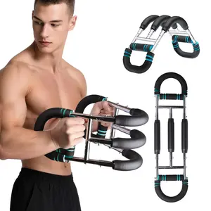 Three Tube Resistance Spring System, Adjustable Chest Workout Equipment, Portable Muscle Training for Home Gym Exercise