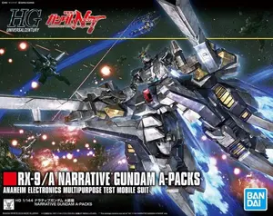 Bandai Hobby Gundam NT Narrative Gundam A-Packs HG 1/144 Model Kit