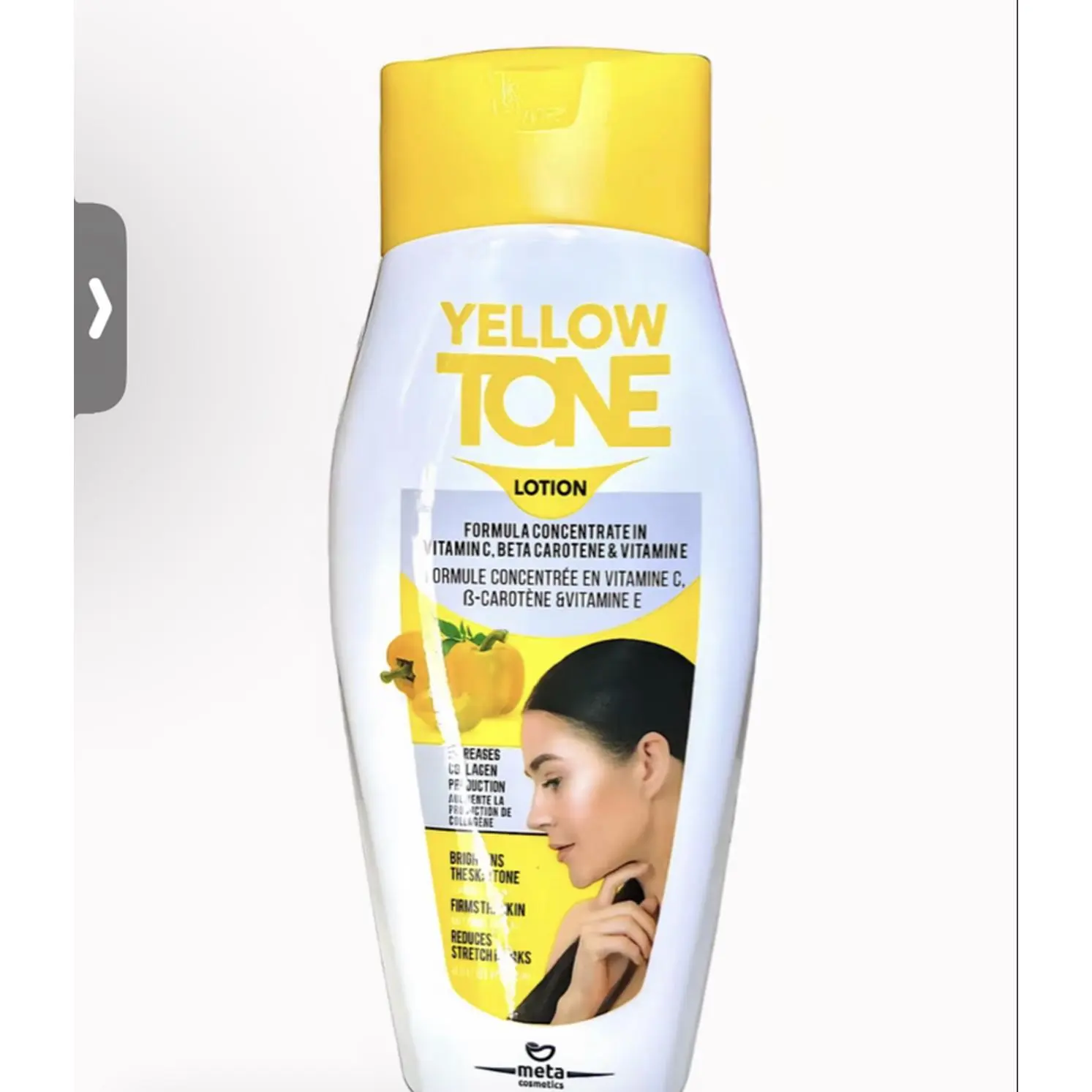 Yellow Tone Lotion with Vitamin C, Beta Carotene & Vitamin E for Radiant Skin Care
