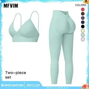 Women's Solid Color Cut-Out Backless Camisole Top & High-Waist Leggings Tracksuit Set, Sporty Comfortable Breathable Outfits for Yoga, Gym, Workouts, Running, Valentine's Day Gift for Girls, Ladies' Summer Sports Wear, 2 Piece Sets