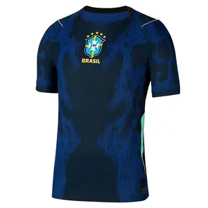 2026 Brazil Away Kit Soccer Jersey, Unisex Soccer Jersey For Couple Matching, Vintage Streetwear Soccer Jersey, Perfect Gifts, Sports Top, Gym Athletic Clothes