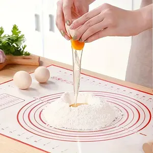 Food Grade Silicone Rolling Pin Mat, Non-Stick Baking Tool, Kitchen Utensil, Outdoor Cooking Gear, 1pc Dough Kneading Pad