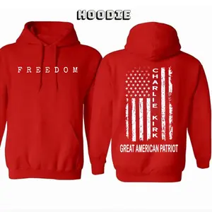 Freedom 2 Sided Hoodie, True Patriot Hoodie, Rest In Peace C.K, Wear Red On October 14th As CJK Day Hoodie, C.K. Birthday Graphic Unisex Cotton Hoodie