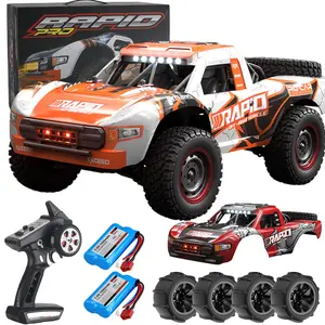 1:14 70KM/H 4WD RC Car with Light Brushless Motor Remote Control Cars High Speed Drift Monster Truck Adults Kids Toy