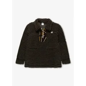MUDCLOTH SHERPA PULLOVER