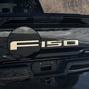 tailgate letters insert accessories Compatible with 2021-2025 Ford F-150 Models 3D badges Factory Look Accessory Chrome Silver
