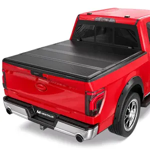 MOSTPLUS For 2000-2026 Toyota Tundra 5.5/6.5FT Quad-Fold Fiberglass(FRP)/Aluminum Hard Bed Tonneau Cover