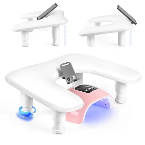 White with Phone Holder