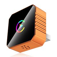 Orange colored label