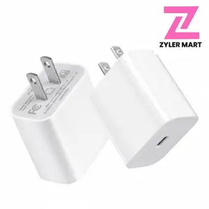 2PC 20W Fast USB-C Wall Charger Block – Rapid PD Charging, Compatible with iPhone 11/12/13/14/15/16 Pro Max, XS/XR/X, iPad Pro, AirPods Pro Android Protection