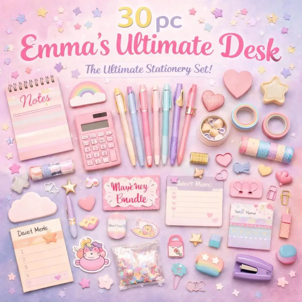 30 Piece Emma's Ultimate Desk Bundle