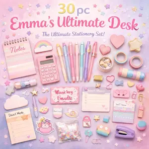 30 Piece Emma's Ultimate Desk Bundle