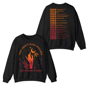 2024 Women Will Keep Fighting Sweatshirt, They Didn't Burn Witches They Burned Women Sweatshirt, Witchy Feminist Sweatshirt, Christmas Feminism Sweater, Women's Rights Sweater, Women's Witch Sweater, Christmas Gift For Women