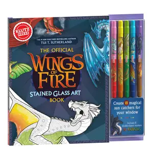Klutzpress Wings of Fire Stained Glass Art -- Klutz Press - Hardcover