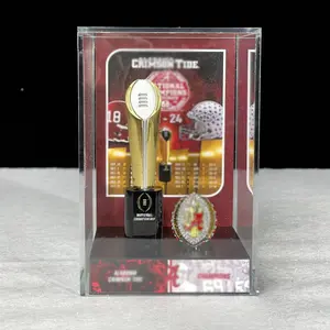 2025 Ohio State Team National Champions Trophy Display Case