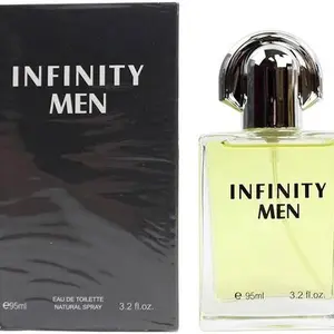 Infinity Men Eau de Toilette 3.2 oz 95ml Natural Spray for Men Long Lasting Fresh & Sexy Fragrance Ideal for Daily Use