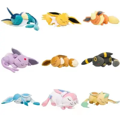 Sleeping Pokemon Plush Eevee TikTok Shop