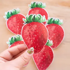 Strawberry Vinyl Sticker