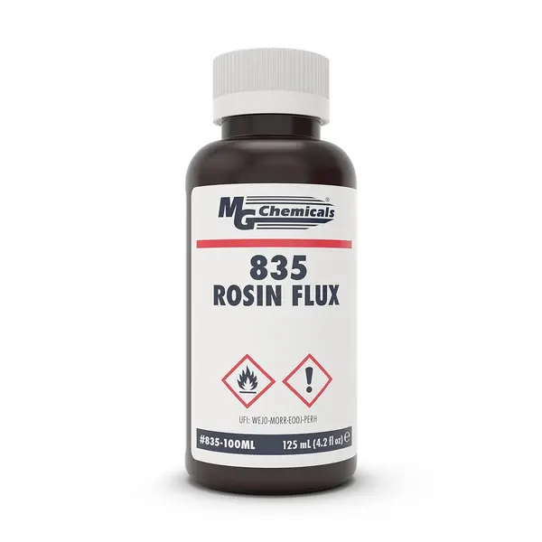 MG Chemicals 835 Liquid Rosin Flux, for Leaded and Lead Free Solder, 125 ml Bottle