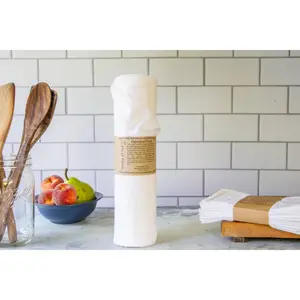 10 White Washable Paperless Towels