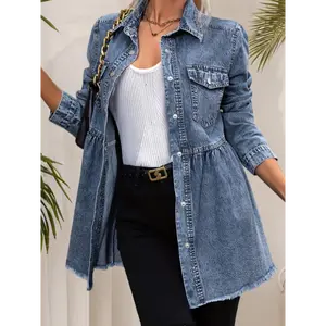 target denim jacket Loose Denim Jacket Ladies Top