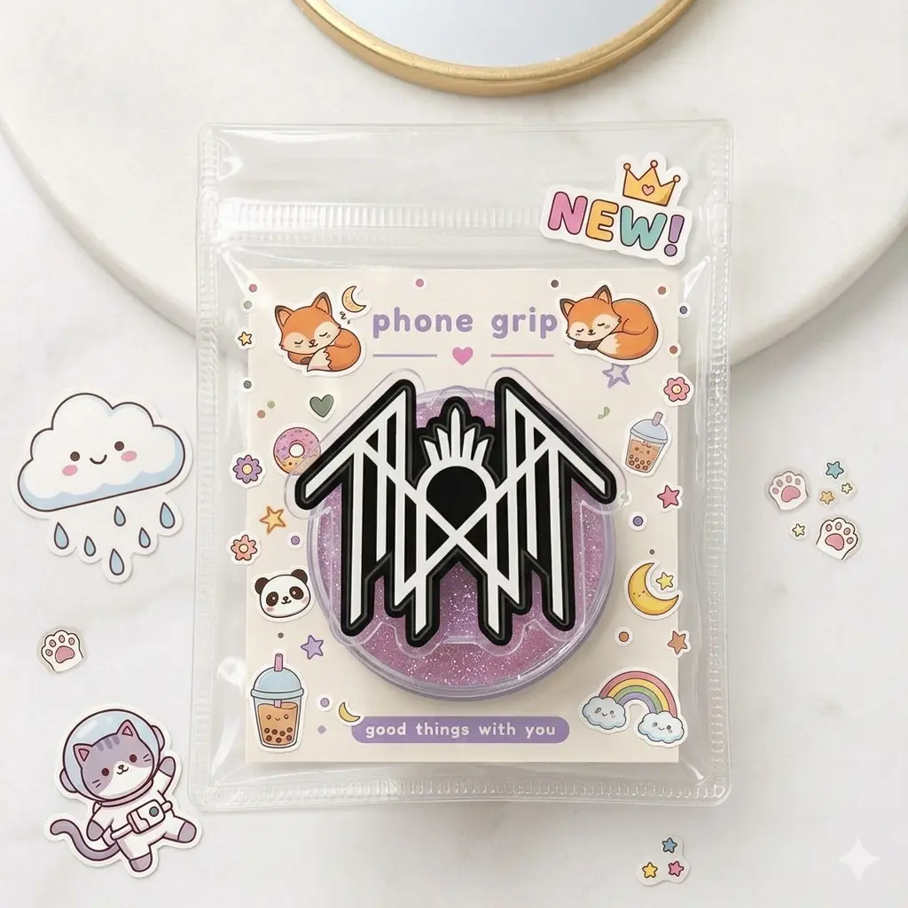 Sleep Token Band Phone Grip – Dark Music Fan Accessory, Trendy Holder for Alternative & Goth Fans