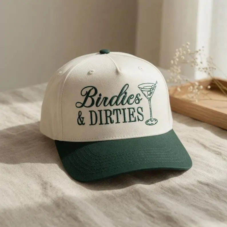 Embroidered Trucker Hat: Birdies and Dirties Golf Cap