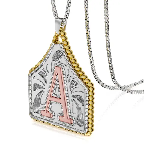 [Father's Day Gift] Tewiky  Initial A-Z Letter Pendant Necklace Mens Womens Capital Letter Stainless Steel Box Chain 22inch, Custom, Versatile, Unique Gift