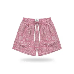 Copped Shorts Paisley Pink